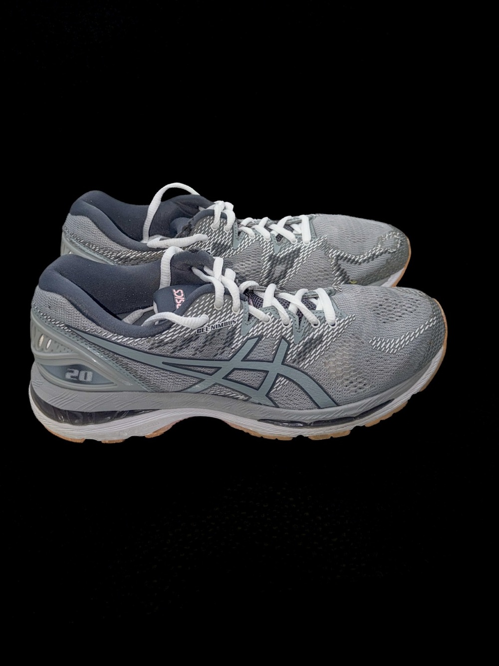 ASICS Women's ASICS Gel-Nimbus 20 Running Sneakers with White Laces